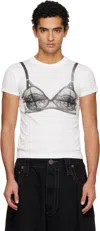 Vaquera White Bra T-shirt In White