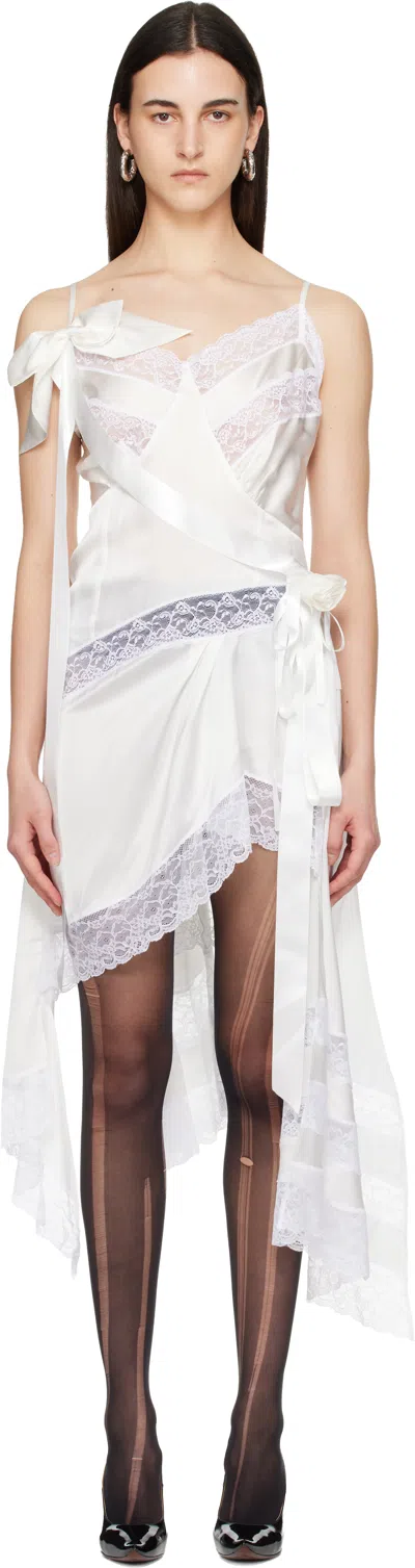 Vaquera White Slip Minidress