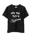 Vaquera Who Tf T-shirt In Black