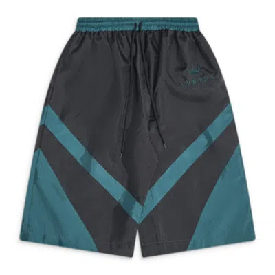 Vaquera Windbreaker Shorts Green In Multi