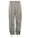 Vaquera Zip-detail Cropped Trousers In Green