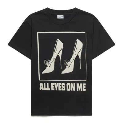 Vaquera Women All Eyes On Me Belted T Shirt Knit Black