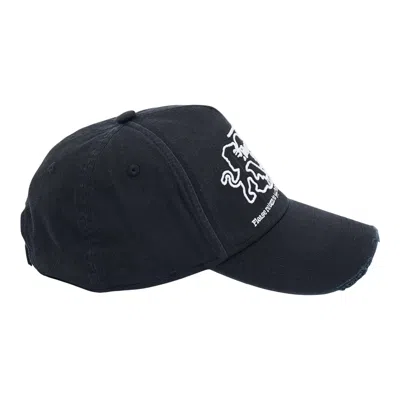 Vaquera Women Baseball Cap Woven In Blue