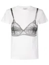 Vaquera Women Bra T Shirt Knit In White