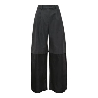 Vaquera Women Chopped Trousers Woven In Blue