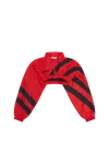 Vaquera Women Cropped Windbreaker Red In Red
