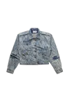 Vaquera Women Denim Jacket Woven Blue