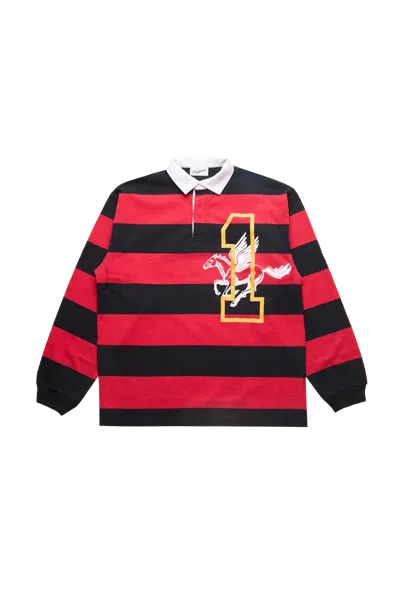 Vaquera Women Rugby Polo Shirt Red