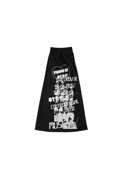 Vaquera Women Runway Star Skirt Knit Black