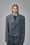Vaquera Women's Slouchy Blazer In Gray