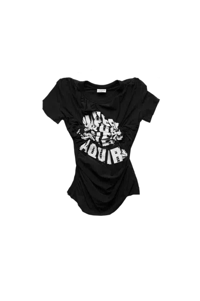 Vaquera Women Titty Twister Ss T-shirt Black