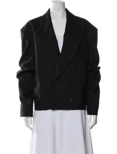 Pre-owned Vaquera Wool Blazer In Black