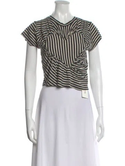 Pre-owned Vaquera Wool Striped Top In Multi