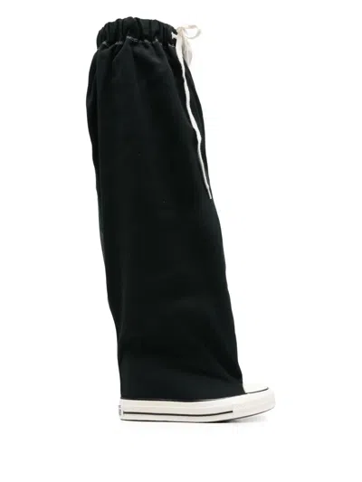 Vaquera X Converse Lace-up Sneakers In Black