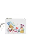 Vaquera Zip-fastening Purse In White