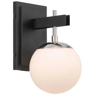 Varaluz Allie 1-lt Bath - Black/polished Nickel