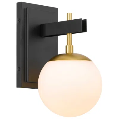 Varaluz Allie 1-lt Bath - Black/satin Brass
