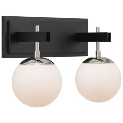 Varaluz Allie 2-lt Bath - Black/polished Nickel