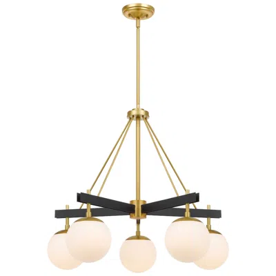 Varaluz Allie 5-lt Chandelier - Satin Brass