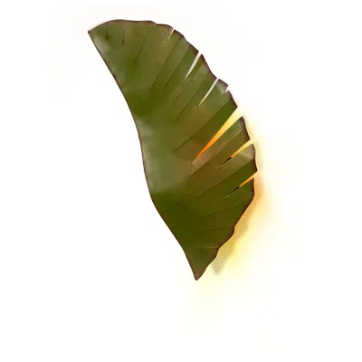 Varaluz Banana Leaf 17" High Tropical Green 2-light Wall Sconce