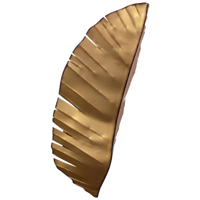 Varaluz Banana Leaf 26" High Gold Wall Sconce