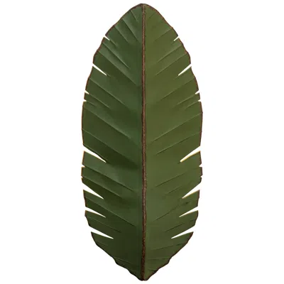 Varaluz Banana Leaf 26" High Natural Green 3-light Wall Sconce