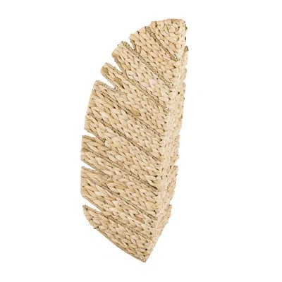 Varaluz Banana Leaf 3 Light Sconce In Gold;natural