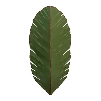 Varaluz Banana Leaf 3 Light Sconce In Natural Green
