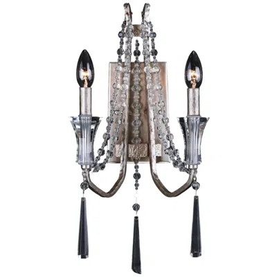 Varaluz Barcelona 15"h Transcend Silver 2-light Wall Sconce