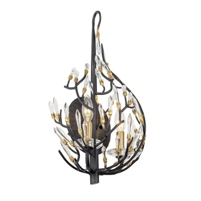 Varaluz Bask Steel Candle Wall Light