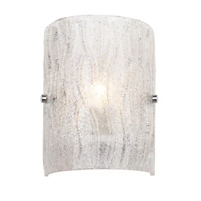 Varaluz Brilliance 1 Light Bathroom Vanity Light In Chrome