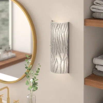 Varaluz Brilliance 2 Light Sconce In Chrome