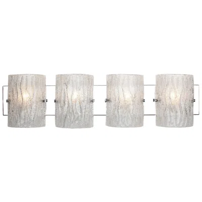 Varaluz Brilliance 31 1/4" Wide Chrome 4-light Bath Light