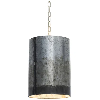 Varaluz Cannery 12" 2-light Ombre Galvanized Pendant