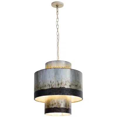 Varaluz Cannery 18" Wide Ombre Galvanized Steel Modern Pendant Light