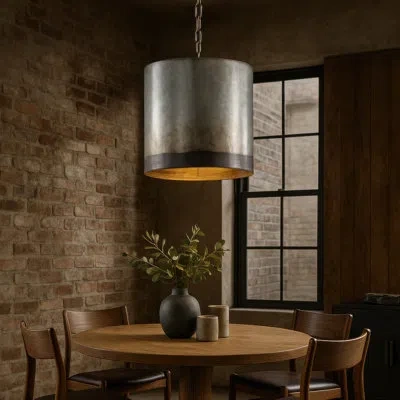 Varaluz Cannery 3-light Pendant In Silver,ombre Galvanized