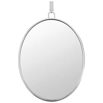 Varaluz Casa Casa Stopwatch Polished Nickel 22 1/4"x32 1/4" Wall Mirror