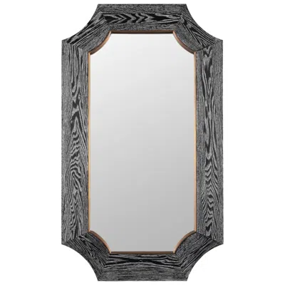Varaluz Casa Varaluz Farra Cerused Black/weathered Brass 26" X 44" Wall Mirror