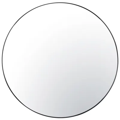 Varaluz Casa Varaluz Tablet Black 50" Round Wall Mirror