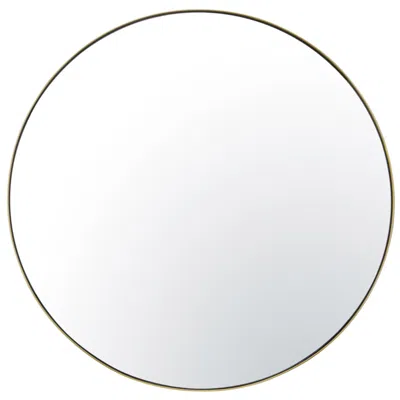 Varaluz Casa Varaluz Tablet Gold 40" Round Wall Mirror