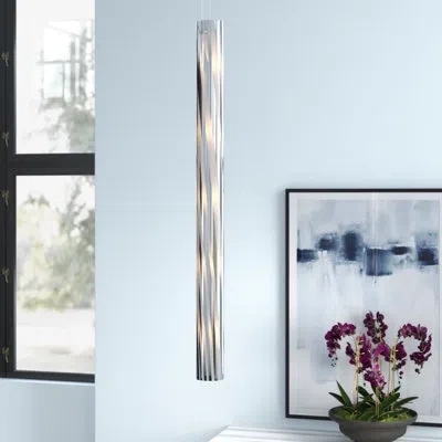 Varaluz Chroman Empire 5-light Pendant In Chrome