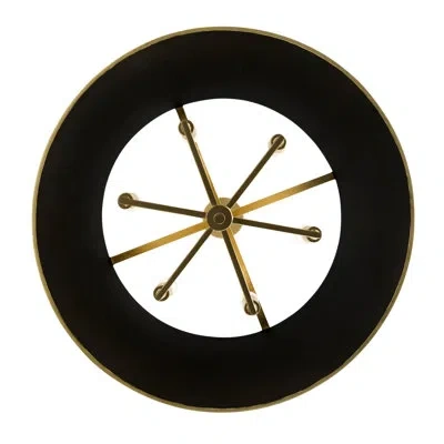 Varaluz Coco 6-light Pendant In Matte Black,french Gold,matte Black