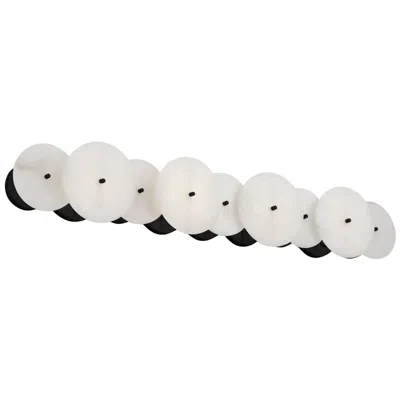 Varaluz Cosmos 35 3/4" Wide Matte Black 4-light Bath Light