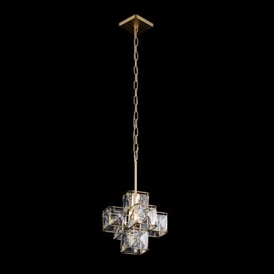 Varaluz Cubic 1-light Pendant In Gold