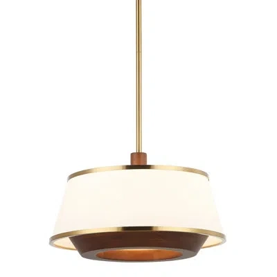 Varaluz Desert Flyer 3-light Convertible Pendant In Satin Brass