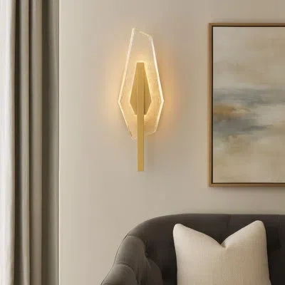 Varaluz Down The Wrong Path 1-light Wall Sconce In Gold