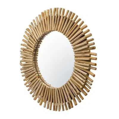 Varaluz Drifter 34-in Wall Mirror - Natural Driftwood In Brown;tan;beige