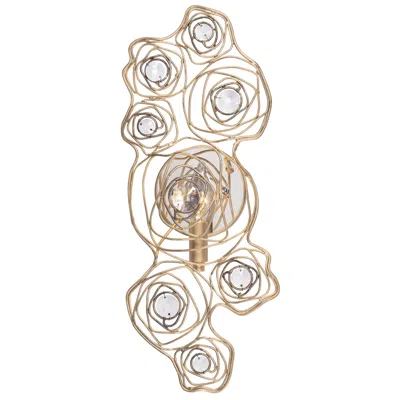 Varaluz Ethereal Rose 1-lt Sconce - Havana Gold Ombre/polished Stainless Accents