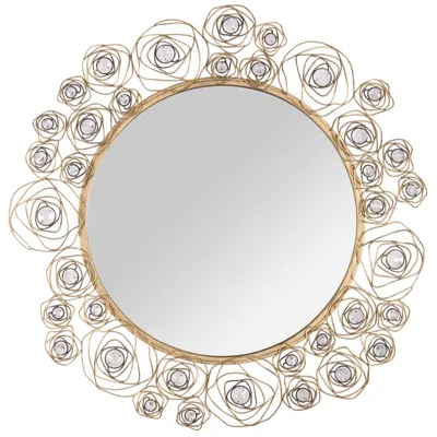 Varaluz Ethereal Rose 38-in Wall Mirror - Havana Gold Ombre