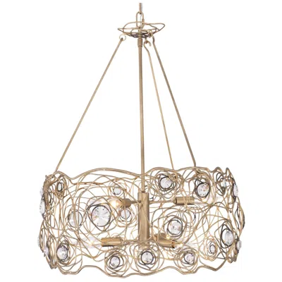Varaluz Ethereal Rose 6-lt Chandelier - Havana Gold Ombre